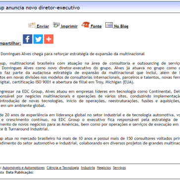 EDC Group anuncia novo diretor-executivo – Difundir