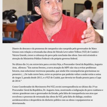 O VLT e o MPF – Jornal do Ônibus