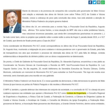 O VLT e o MPF – Motor Senna