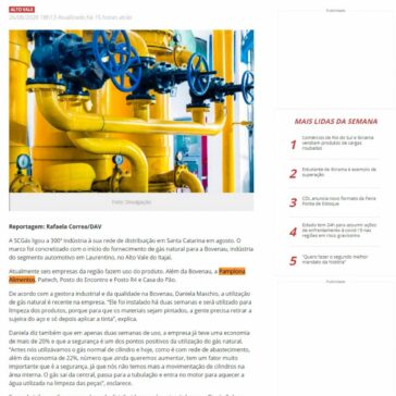Empresa de Laurentino passa a utilizar gás natural – Diário do Alto Vale