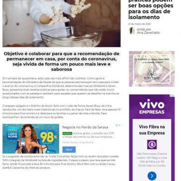 Quarentena na cozinha: receitas práticas podem ser boas opções para os dias de isolamento – Passeio Kids