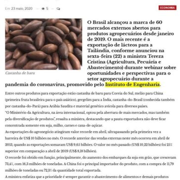 Brasil conquista 60 mercados para exportar produtos agropecuários – Boamidia