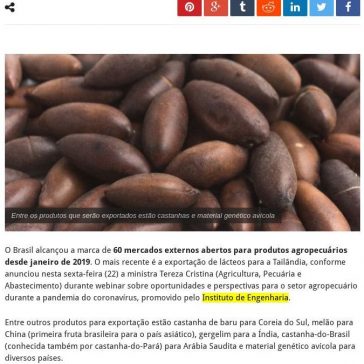 Brasil alcança abertura de 60 mercados para produtos agropecuários – C&O Agro