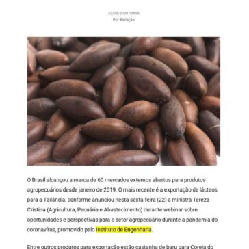 Brasil alcança abertura de 60 mercados para produtos agropecuários – EnfoqueMS