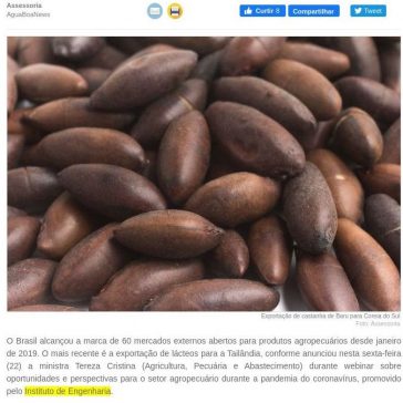 Exportações – Brasil alcança abertura de 60 mercados para produtos agropecuários – ABN News