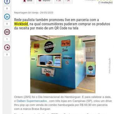 Dalben Supermercados comemora Dia do Hambúrguer com drive thru pop up – SA Varejo