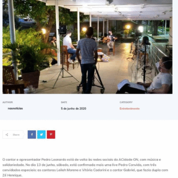 Pedro Convida traz universidade de leilah Moreno, Vitória Cadorini e Gabriel – Nas Notícias