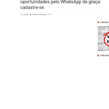 WICKBOLD, EMS, IBM Receba as principais oportunidades pelo WhatsApp de graça: cadastre-se – Notícias de Campinas