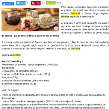 Festa Junina na quarentena: releitura de doces típicos – Arroz de Fyesta