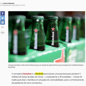 Heineken e Wickbold vão produzir pães e doar para famílias carentes – Exame.com