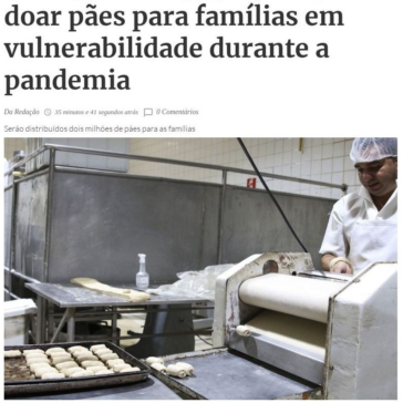 Cervejaria lança projeto para doar pães para famílias em vulnerabilidade durante a pandemia – Farol da Bahia