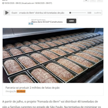 “Fornada do Bem” distribui 40 toneladas de pão a famílias carentes – Virtz (R7)