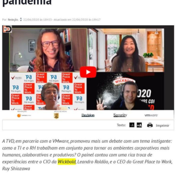 RH e TI: o fator humano como papel fundamental em tempos de pandemia – Decision Report (On-line)