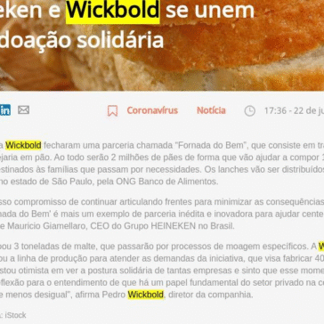 Heineken e Wickbold se unem para doação solidária – Super Varejo