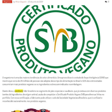 Pães da Wickbold recebem certificado vegano – Mirian Gasparin