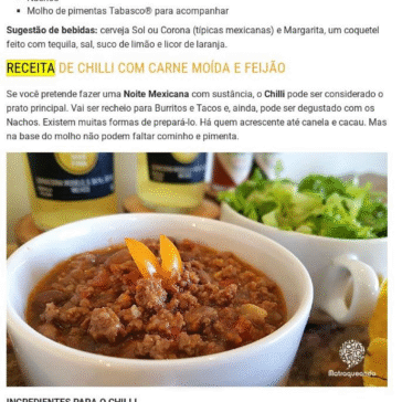 Noite Mexicana: cardápio, receitas e dicas de como montar tacos e burritos – MATRAQUEANDO