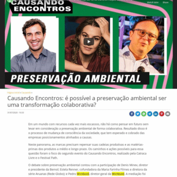 Causando Encontros: é possível a preservação ambiental ser uma transformação colaborativa? – Catraca Livre