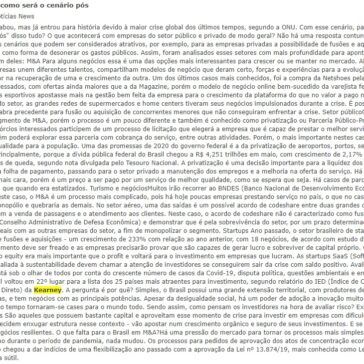 Fusões e aquisições: como será o cenário pós – Portal ABC Notícias News