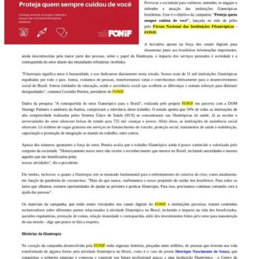 Campanha sensibiliza sociedade sobre a importância da filantropia e o grande impacto na vida da população – Gazeta de Natal