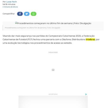 Federação Catarinense de Futebol investe em tecnologia para segurança – O Correio do Povo