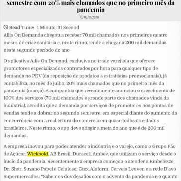 Aplicativo de serviços para o PDV começa o segundo semestre com 20% mais chamados que no primeiro mês da pandemia – Rede Press