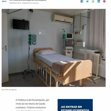 Prefeitura de Florianópolis amplia capacidade hospitalar para tratamento de casos de Covid-19 – G1 Brasil
