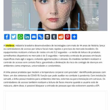 Intelbras lança controladores de acesso por leitura facial em até 0,2s – Blog do Moreira
