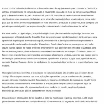 Tecnologia na Saúde: a importância das Hard Sciences no combate ao Coronavírus – Portal Hospitais Brasil