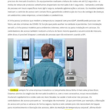 Intelbras lança controladores de acesso por leitura facial mais rápidos e precisos – Security Brasil