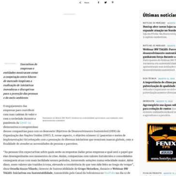 Webinar BW TALKS: Parcerias para o desenvolvimento sustentável… – EAE Máquinas