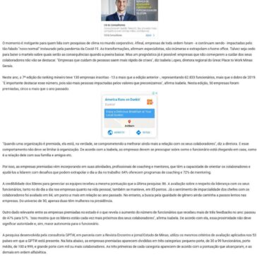 Saiba quais são as 50 melhores empresas para trabalhar em Minas Gerais – Revista Encontro