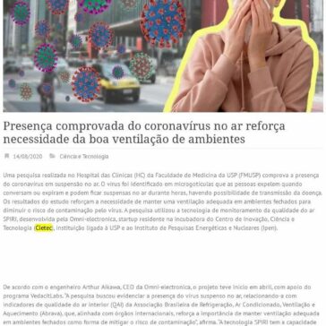 Presença comprovada do coronavírus no ar reforça necessidade da boa ventilação de ambientes – Radio Coopnews