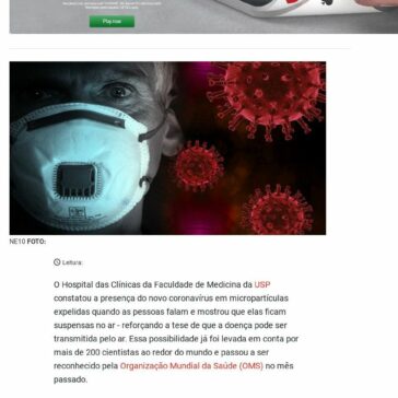 Novo estudo reforça a tese de que coronavírus pode ser transmitido pelo ar – Jornal do Comércio