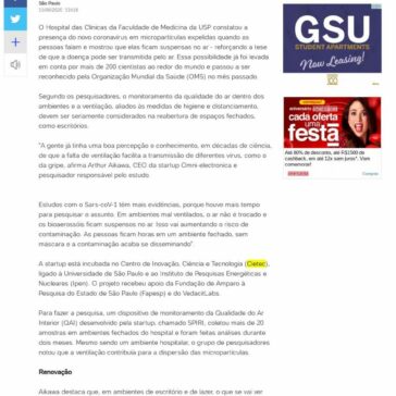 Novo teste indica vírus suspenso no ar e reforça risco de má ventilação – UOL