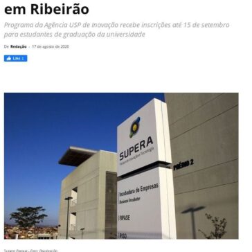 Projeto que incentiva desenvolvimento de startups oferece bolsas a alunos da USP em Ribeirão – Thathi