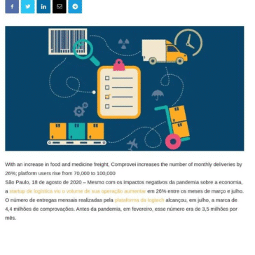 Startup que ajuda empresas a digitalizar logística de entregas supera números pré-pandemia – Economic News Brasil