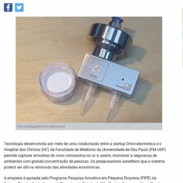 Hospital das Clínicas e startup desenvolvem sistema que monitora presença do coronavírus no ar – Bahia.BA