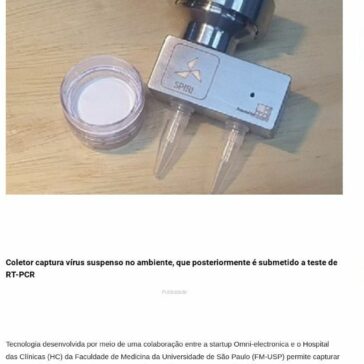 Hospital das Clínicas e startup desenvolvem sistema que monitora presença do coronavírus no ar – Recôncavo no Ar