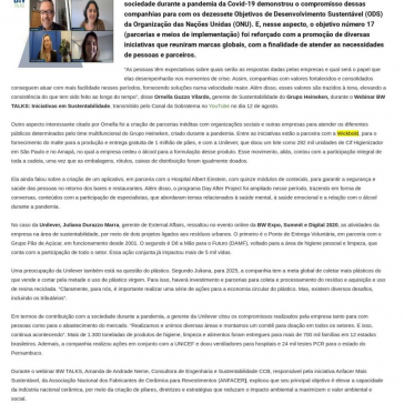 Webinar BW TALKS: Parcerias para o desenvolvimento sustentável ganharam força durante a pandemia – Gestagro 360