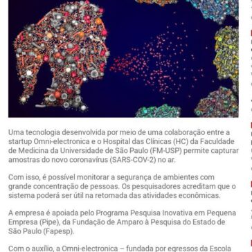 Sistema desenvolvido em SP monitora presença do novo coronavírus no ar – Jornal da Franca
