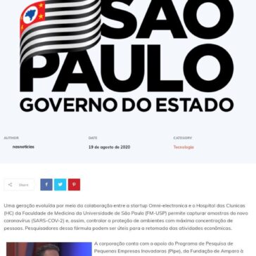 Uma fórmula desenvolvida em MS monitora a presença do novo coronavírus no ar – Nas Notícias