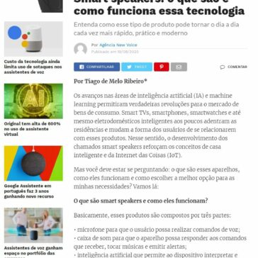 Smart speakers: o que são e como funciona essa tecnologia – NewVoice