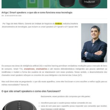 Artigo | Smart speakers: o que são e como funciona essa tecnologia – Além do Click Tech