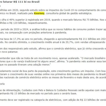 E-commerce 2020: mercado deve faturar R$ 111 bi no Brasil – Mercado e Consumo Online
