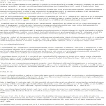 Conflito de Poderes afasta investidor estrangeiro do Brasil – Motor Senna