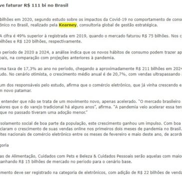 E-commerce 2020: mercado deve faturar R$ 111 bi no Brasil – Sincovaga