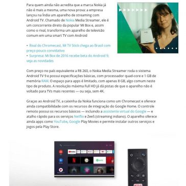 Nokia lança aparelho com Android TV que parece bastante “inspirado” na Mi Box – Canal Tech