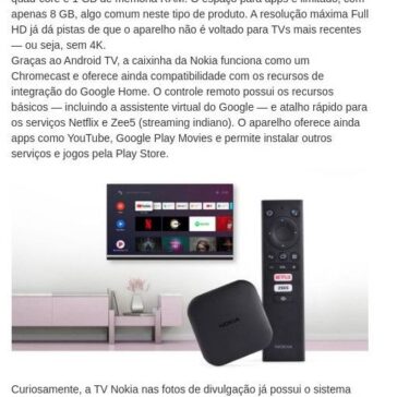 Nokia lança aparelho com Android TV que parece bastante “inspirado” na Mi Box – Central de Notícias