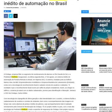 Cindapa e Prediotech/Intelbras inauguram sistema inédito de automação no Brasil – Rádio Santa Cruz AM 550