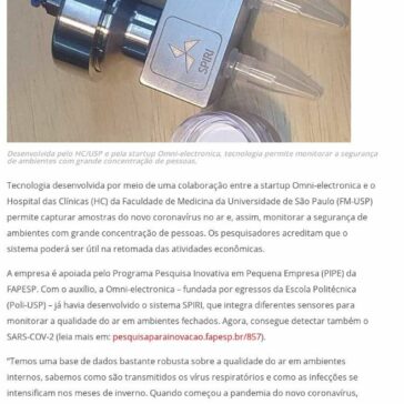 Sistema monitora presença do novo coronavírus no ar – Revista Algo Mais Online